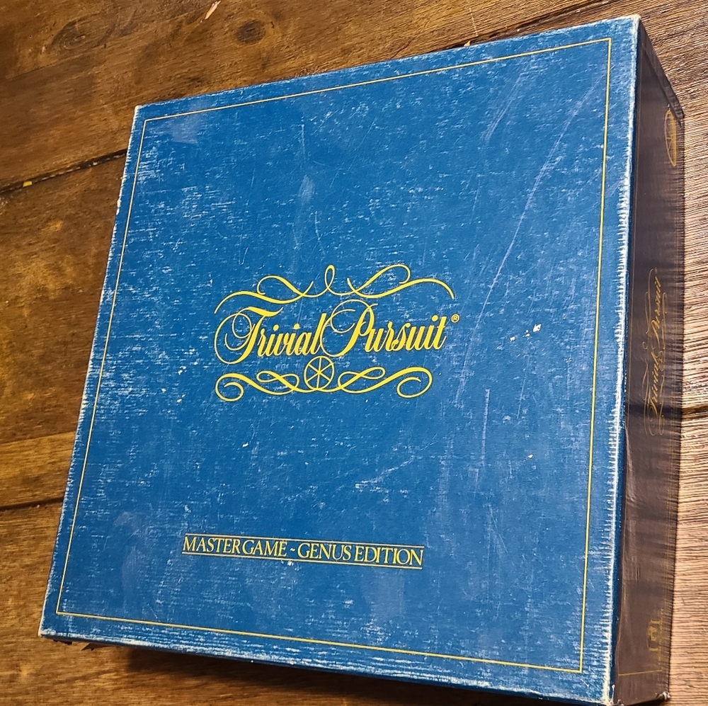 Trivial Pursuit 1981 Original Master Game Genus Edition.